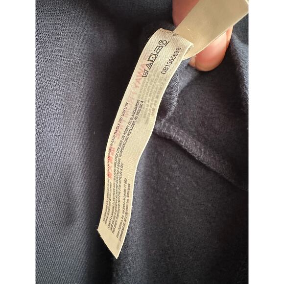 NEW Anthropologie Daily Practice Slouchy Cowl Navy Blue Cropped Boho Top Size XS - Picture 5 of 7